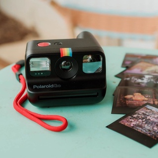 寶麗萊 Polaroid Go 拍立得 台灣總代理公司貨 一年保固 黑色款 加購三色濾鏡 相機加底片組 附腕帶