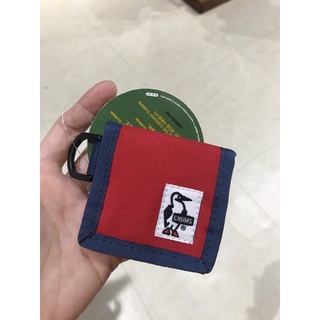 CHUMS 紅色 零錢包 扣環 零錢袋 皮夾 CH60-2484-R001
