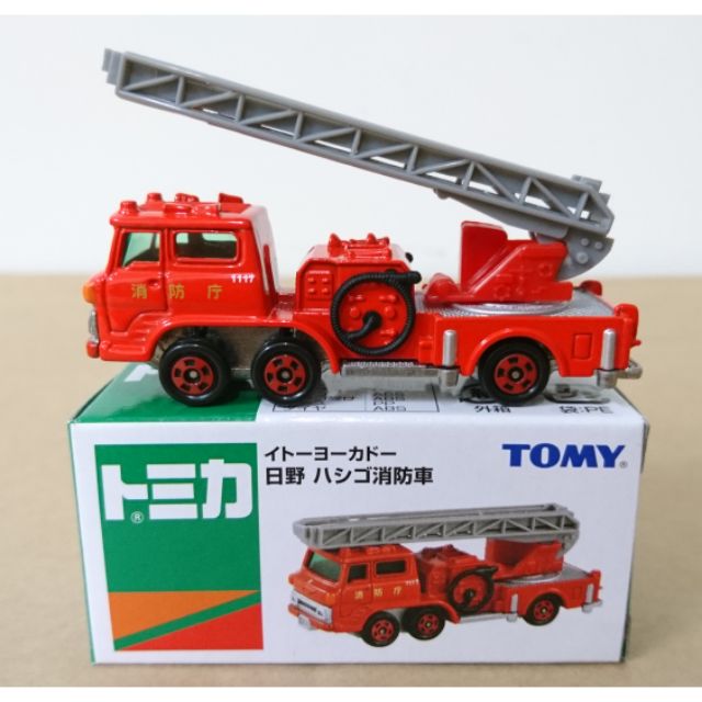 現貨 Tomica Tomy 日版舊藍標伊藤洋華堂hino 日野消防車消防廳 蝦皮購物