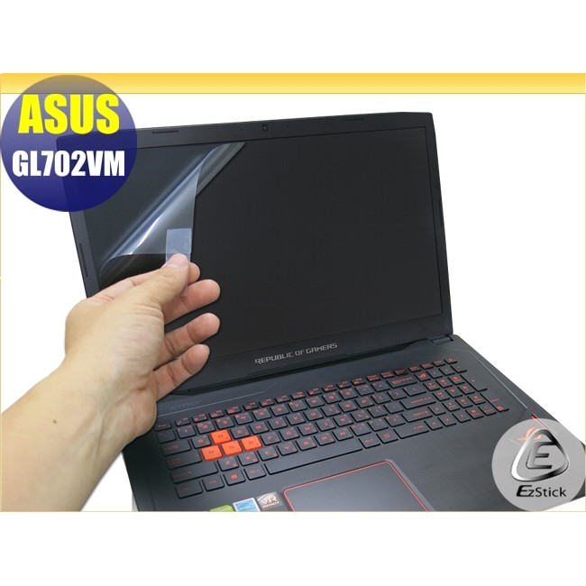 【Ezstick】ASUS GL702VM 靜電式 螢幕貼 (可選鏡面或霧面)