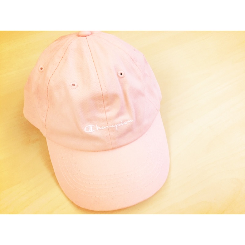 全新🌟champion淡粉色棒球帽