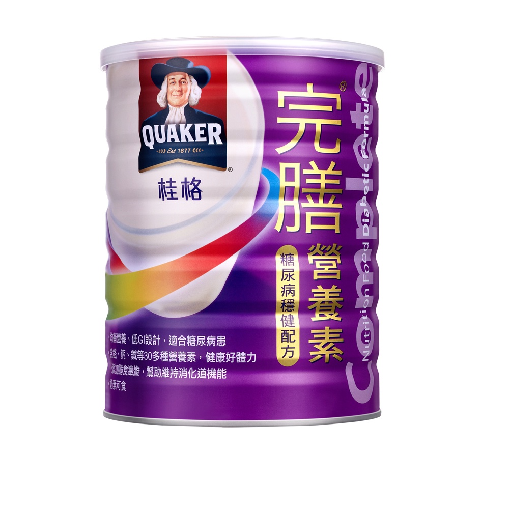 桂格 完膳營養素 穩健配方-糖尿病適用-粉狀 (900g/ 單罐)【杏一】