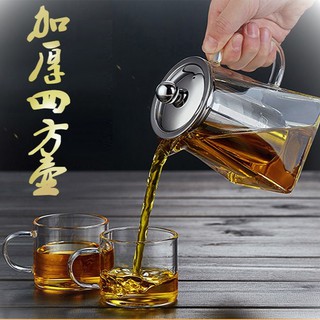 【AWANA】台灣公司貨角型耐熱玻璃/沖泡壺 泡茶壺