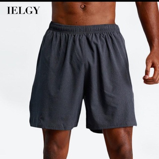 IELGY 運動短褲男士戶外寬鬆馬拉松跑步速乾短褲