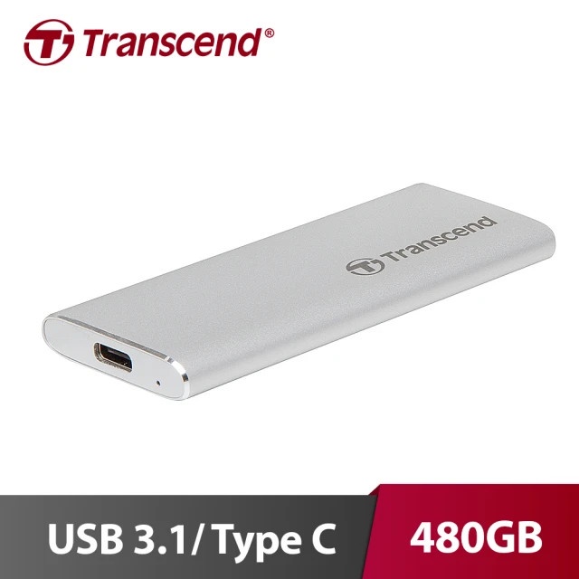 Transcend 創見 ESD240C 480GB USB3.1 固態行動硬碟 外接式 SSD 送保護包
