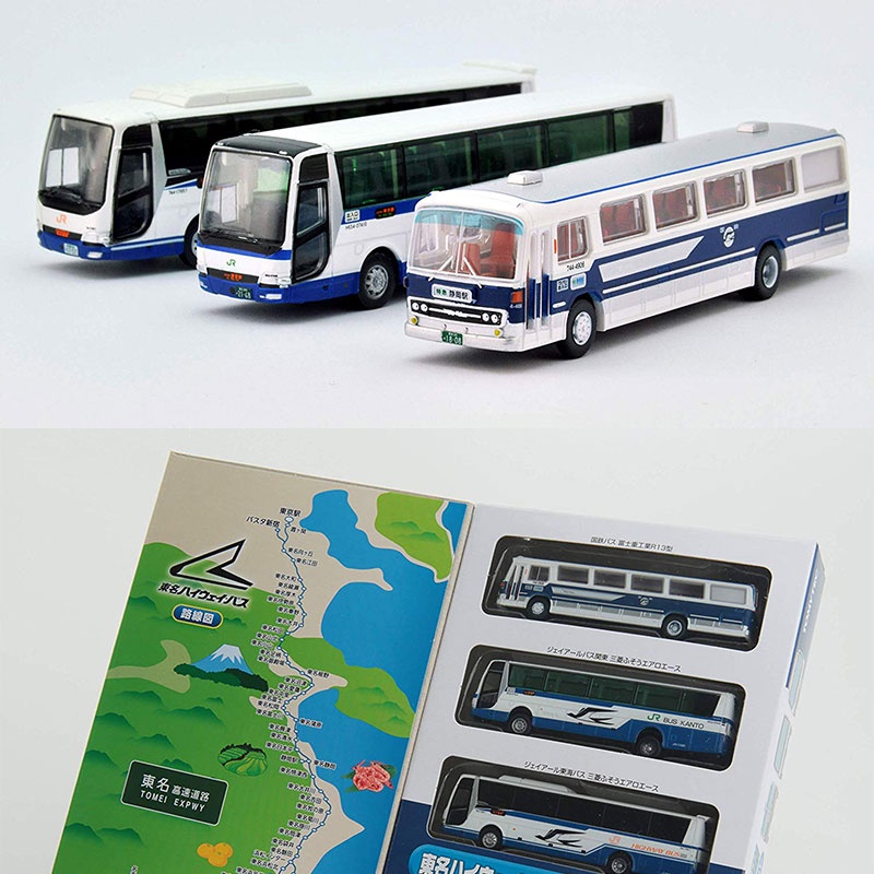 ※汽車玩具模型限時特惠※日本TOMYTEC全國巴士收藏 公車 東名高速開通50週年紀念版3臺裝