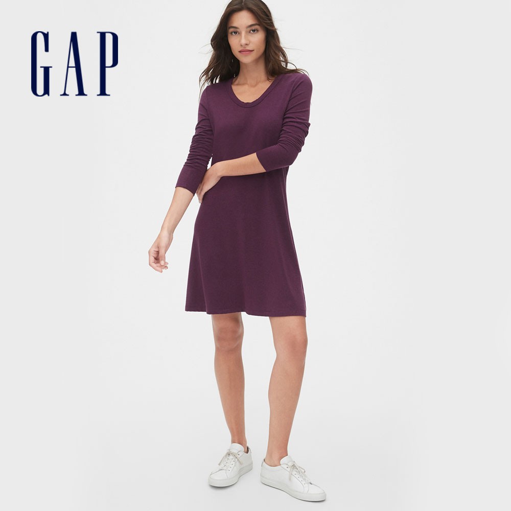 Gap 女裝 洋裝-深紫紅色(493698)