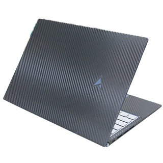 【Ezstick】ASUS ZenBook S 13 UM5302 紳士藍 黑色卡夢紋機身貼 (上蓋+鍵盤週圍+底部貼)