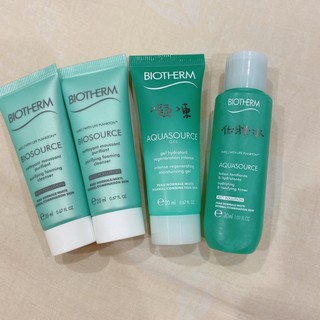 碧兒泉BIOTHERM 試用品旅行組小樣 奇蹟水 活泉平衡潔顏膠 潔顏膠水光草保濕凝凍活泉平衡機能水