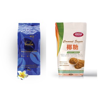 峇裡島咖啡&熱帶玫瑰純椰糖 峇裡島小綿羊黃金咖啡225g+熱帶玫瑰純椰糖200g