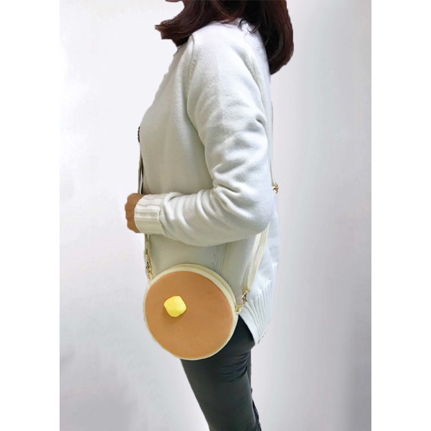 創意造型側背包 吐司 鬆餅 斜背包 肩背包 隨身包