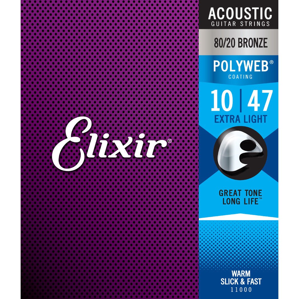 ELIXIR 10-47 木吉他弦 POLYWEB 奈米包覆塗層 黃銅 11000【又昇樂器.音響】