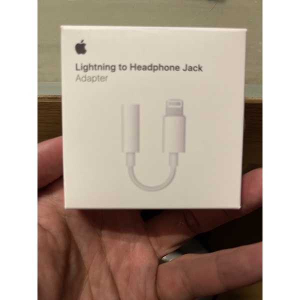 Apple蘋果原廠轉接頭3.5mm耳機 Lightning to Headphone Jack