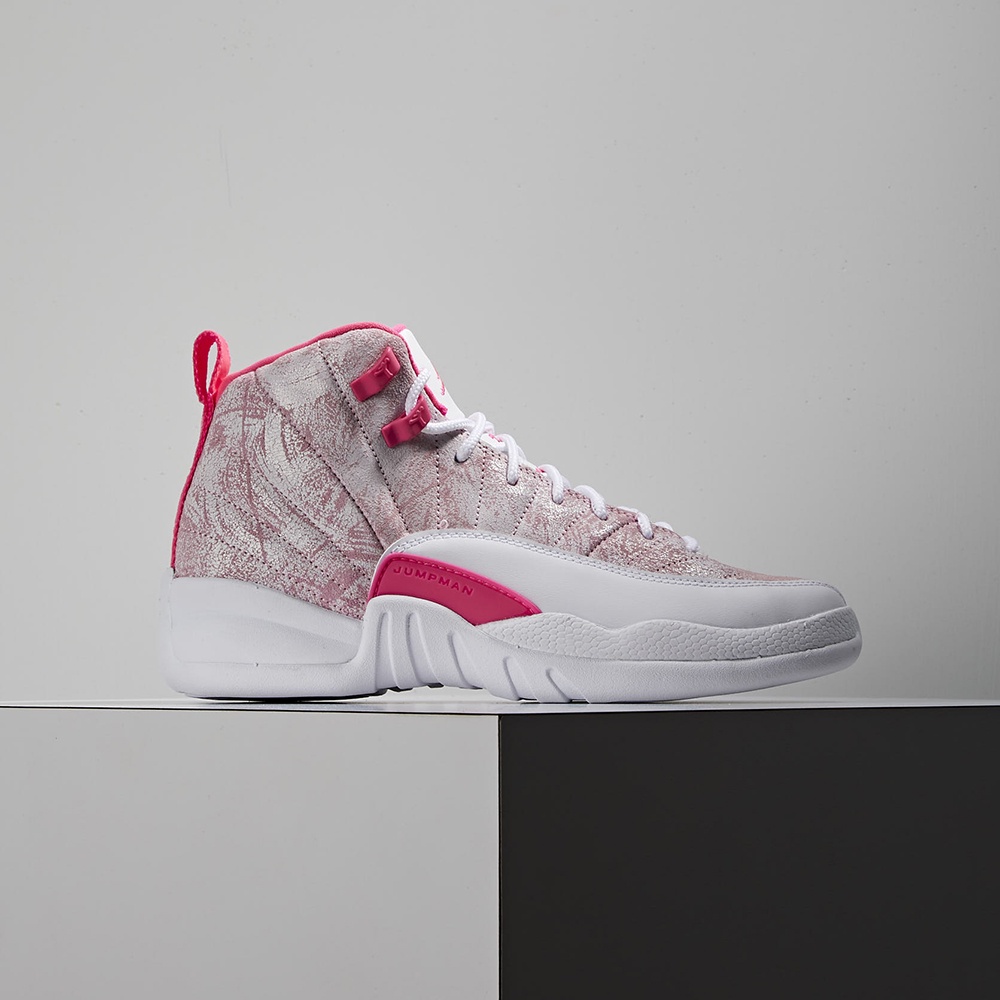 Nike Air Jordan 12 Ice Cream (GS)女 櫻花粉 運動 休閒 籃球鞋 510815-101