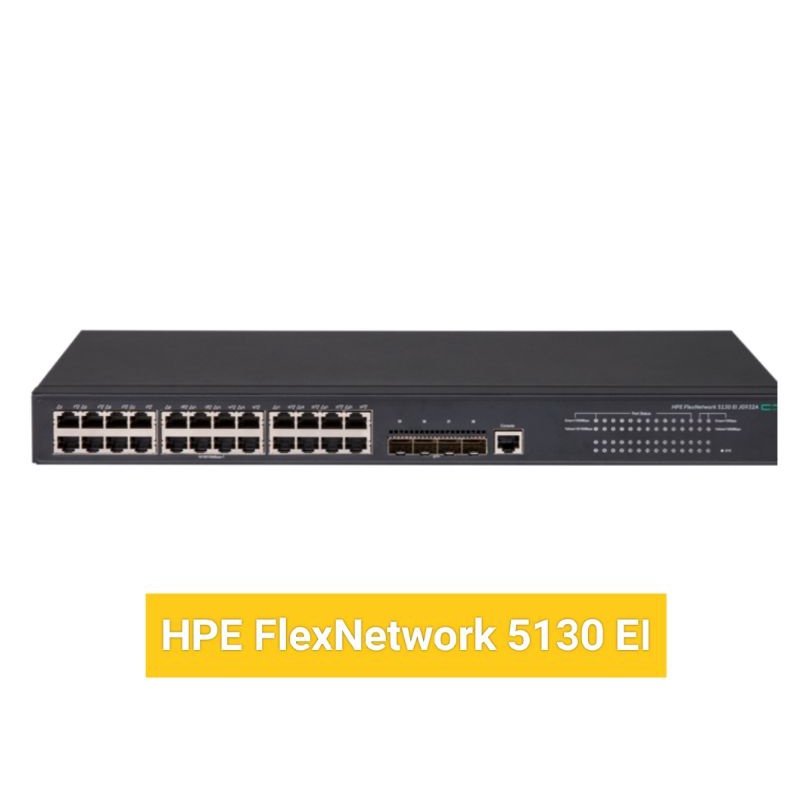 HPE JG932A 5130-24G EI 24埠GIGA 4埠SFP+L3 Lite網管型交換器