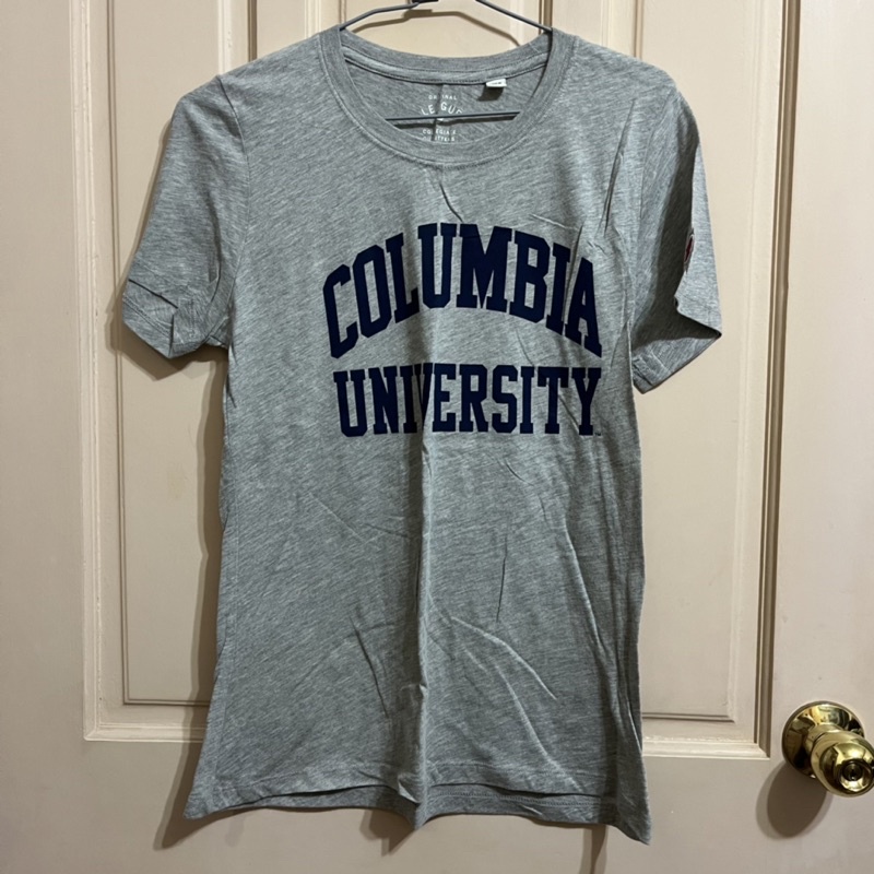 全新淺灰Columbia University短袖上衣T恤