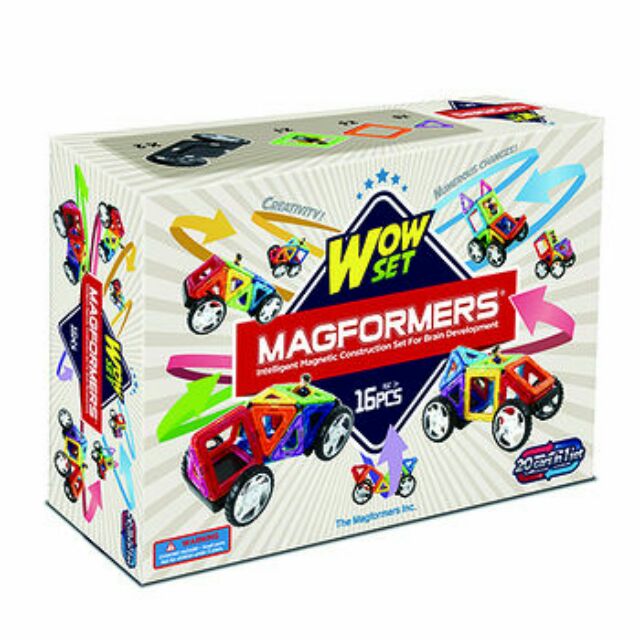 Magformers 磁性建構片 迷你車16pcs
