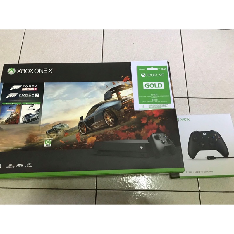 全新微軟Xbox one x 天蠍座 1t 全新