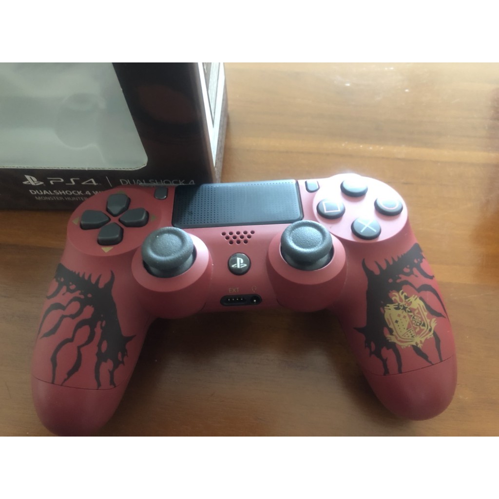 PS4 魔物獵人 世界 火龍版 特仕 DualShock 4 無線控制器 無線手把