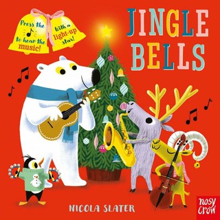 英國Nosy Crow 聖誕節禮物 聖誕燈光音效書Jingle Bells