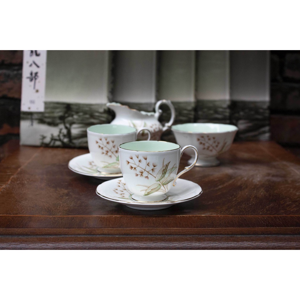 【旭鑫】Paragon Windrush系列 英國 骨瓷 瓷器 杯組 茶杯 咖啡杯 糖碗 牛奶壺 下午茶 B.12