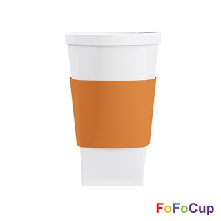 【通路最低價】FOFOCUP 台灣創意可摺疊16oz折折杯(橘色)