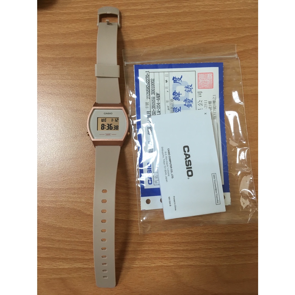 二手【CASIO 卡西歐】多元STANDARD電子錶系列(LW-204)