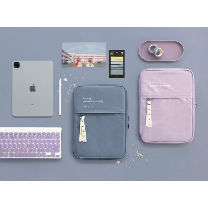 年糕小妹【現貨】🔥 韓國 iconic Cottony Ipad 11吋 IPAD 棉質平板包 電腦包 保護收納包