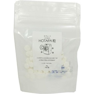 現貨 日本製 hotapa 洗衣槽清潔錠 100粒 / 洗衣錠 貝殼粉 無新增 除臭 除菌 消臭 洗衣機 清潔 雙效