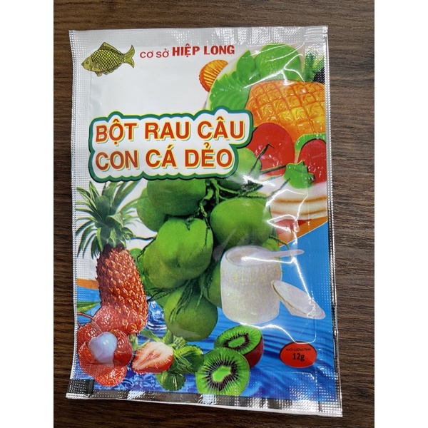 越南🇻🇳 果凍粉12g bột rau câu con cá dẻo