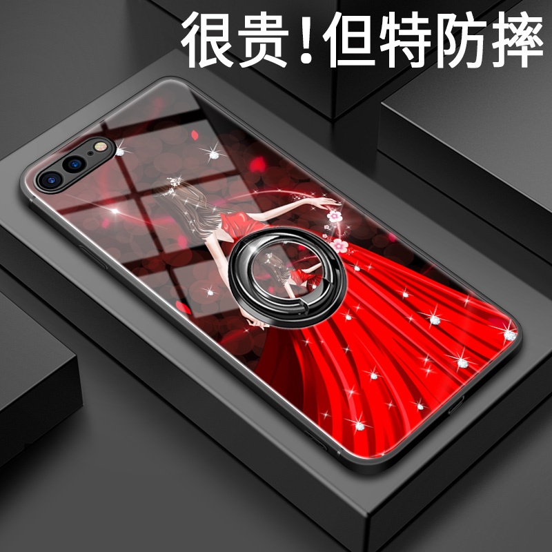 【佳佳商店】適用蘋果8plus手機殼新款iphone6splus手機套女7plus硅膠軟邊防摔6plus創意帶掛繩日韓時