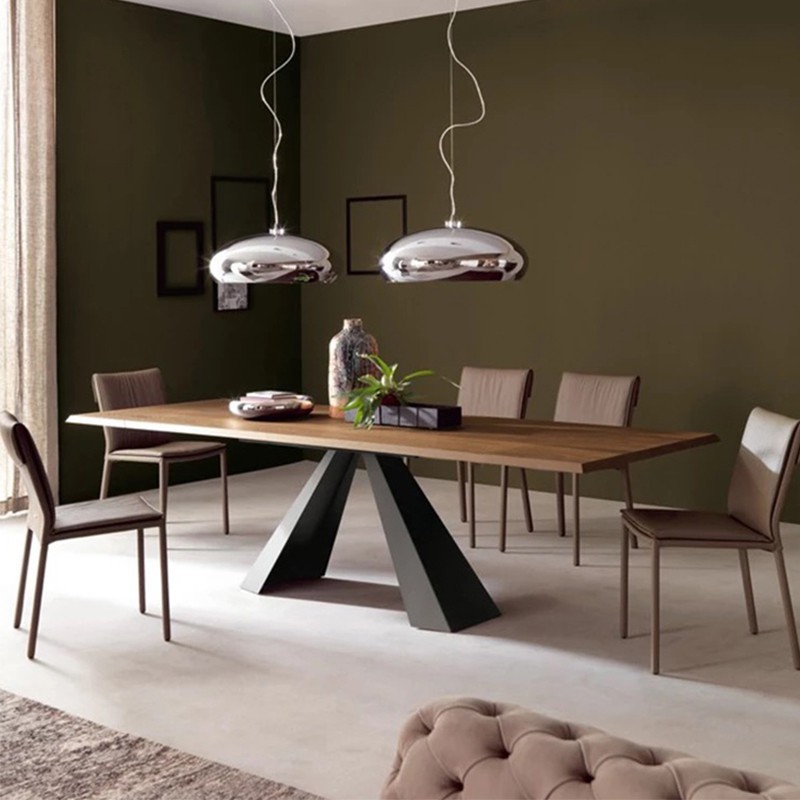 ✱美式loft會議桌復古純實木長桌辦公家具會議桌長桌小型板式辦公桌