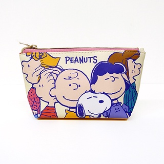 日本正版PEANUTS SNOOPY*好友大集合彩色可愛造型 糊塗塔克 查理布朗舟形隨身包/立體筆袋 萬用收納袋 現貨