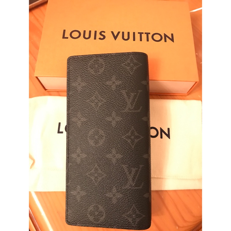 Lv 全新 正品 m61697 黑灰 Brazza 長夾 代購下訂用