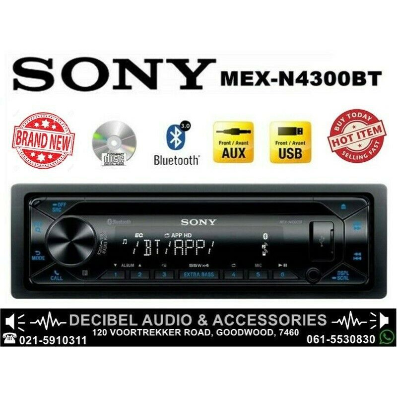 SONY MEX-N4300BT  雙藍芽 音響主機