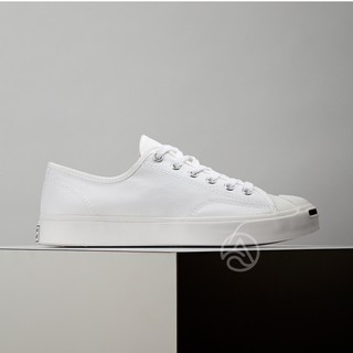 Converse Jack Purcell 新製 開口笑 帆布鞋 男女 白色 164057C