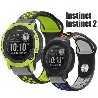 佳明本能2錶帶 Garmin Instinct 2 戰術運動太陽能版 錶帶 快拆金屬頭粒 替換腕帶