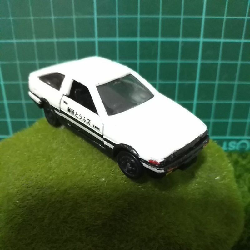 絕版台TOMICA TOYOTA AE86 頭文字d 藤原豆腐店