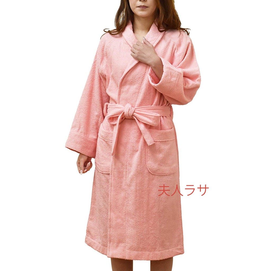 拉薩夫人 日本今治認證浴袍 Tranparan 浴袍輕量速乾 素色條紋面款 有女生和男生款 蝦皮購物