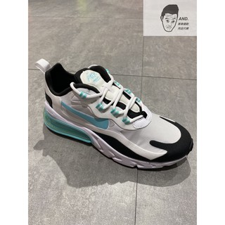 【AND.】NIKE AIR MAX 270 REACT 白黑 湖水綠 休閒 慢跑 穿搭 女款 CJ0619-001