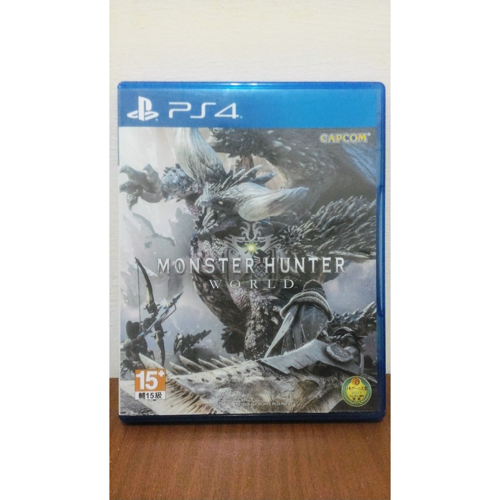PS4 二手 魔物獵人 世界 中文版 無刮 魔物獵人世界