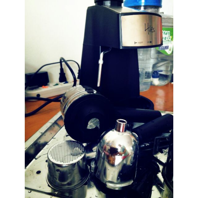【Hiles】義式蒸氣濃縮咖啡機(HE-306)(可沖煮4人份濃縮咖啡) 