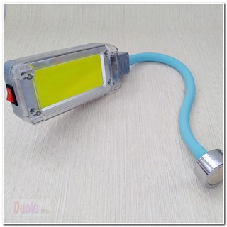 磁吸燈1000LM/ZJ-103磁吸燈COB工作燈/1000流明/蛇管燈 軟管燈/內建鋰電池/USB/TYPE-C充電