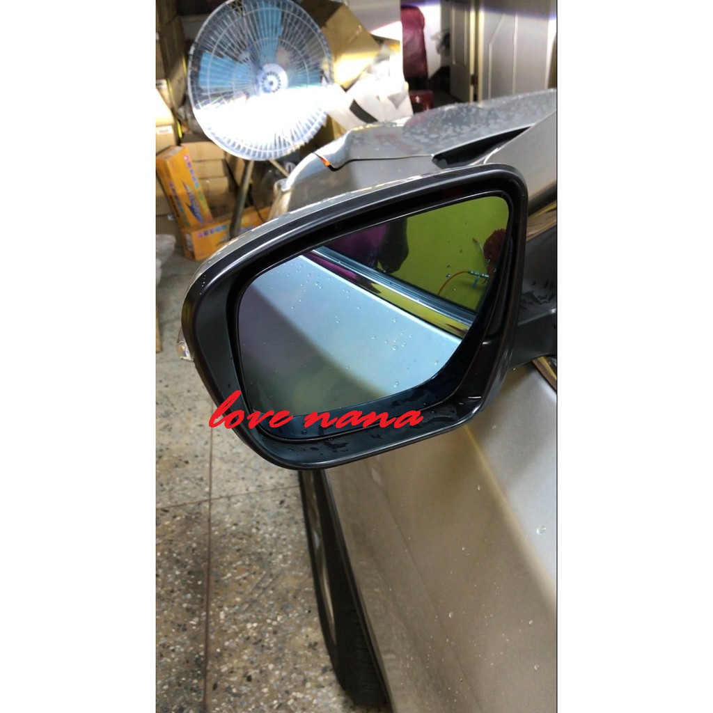 [[娜娜汽車]] 日產 new x-trail 專用 廣角多曲面帶加熱功能鏡片 防眩光藍鏡 後視鏡 廣角鏡 DIY