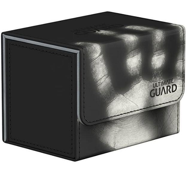 Ultimate Guard 側翻式感熱卡盒 可裝80張以上卡牌 黑色 高雄龐奇桌遊