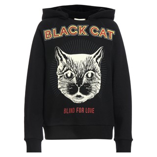 GUCCI 黑貓帽T