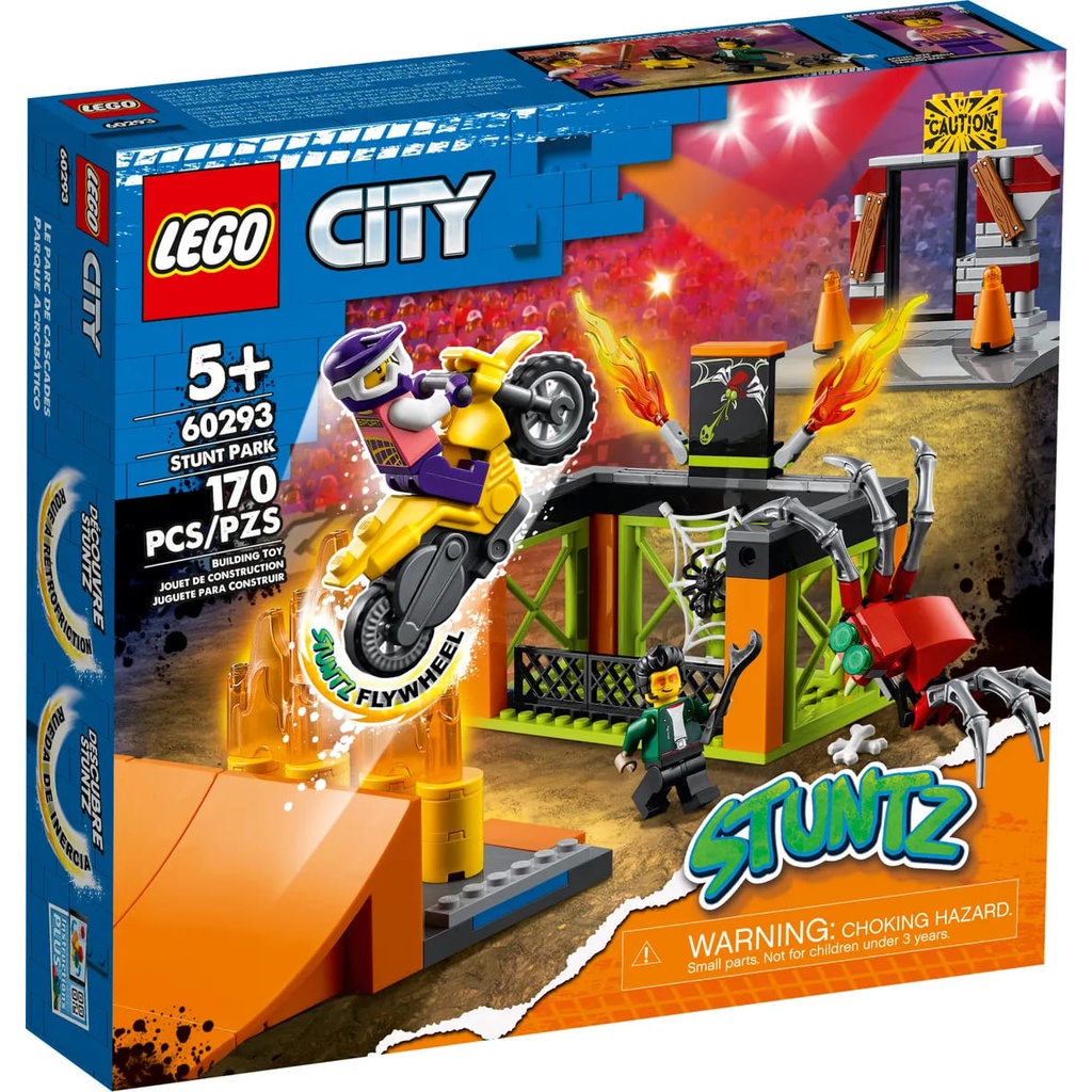 【樂GO】樂高 LEGO 60293 特技公園 城市系列 摩托車 積木 玩具 小朋友 禮物 盒組 樂高正版 全新未拆