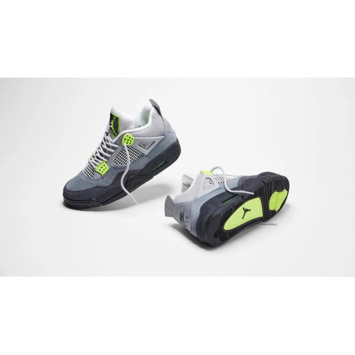 【S.M.P】Nike Jordan 4 Retro SE 95 Neon 灰綠 CT5342-007