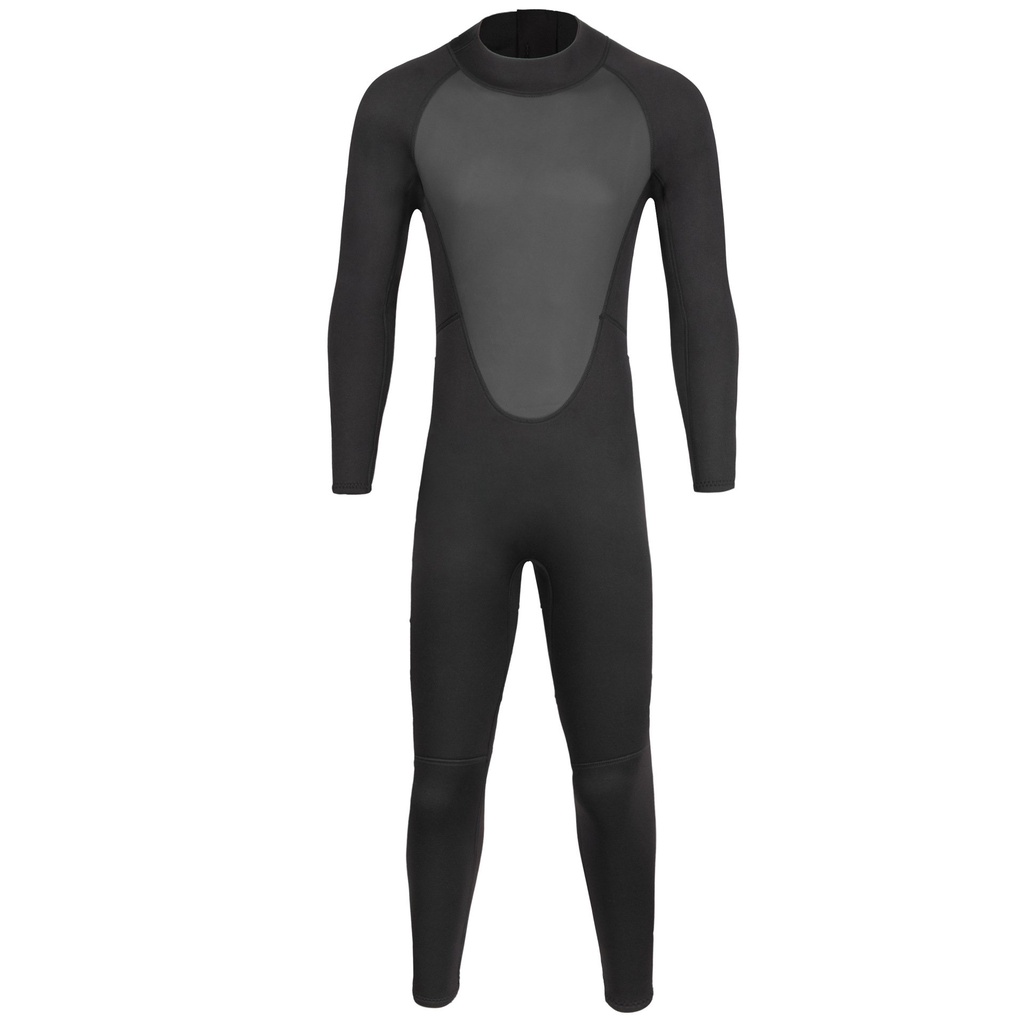 【火速出貨】3mm細壓紋連身潛水衣男士潛水服保暖獵魚服水母衣衝浪衣