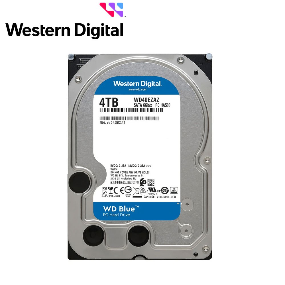 WD40EZAZ 藍標 4TB 3.5吋SATA硬碟 現貨 廠商直送